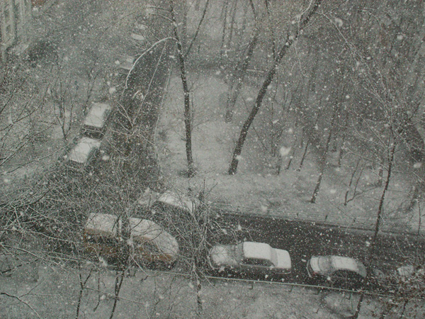 Снегопад на Пасху 8 апреля 2007 [Николай Чуксин]