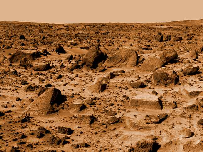 Марс.  То, что осталось от марсиан