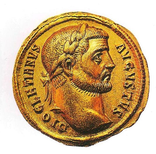 Император Диоклетиан-римская монета [Неизвестен]