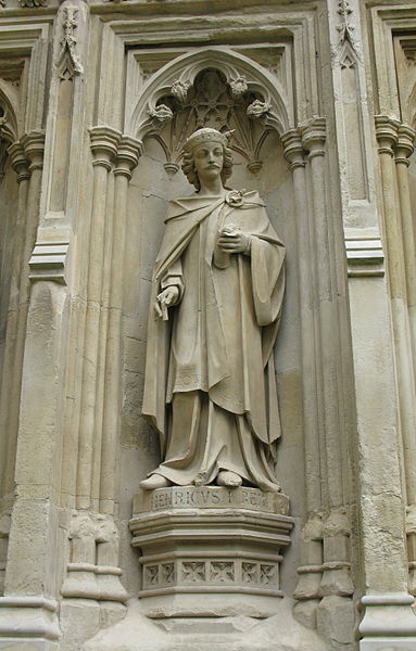 Памятник Генриху I на Кентерберийском соборе [Википедия]