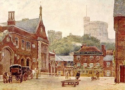 Round Tower and the South-Western Railway Station,1908 [George M.Hinton]