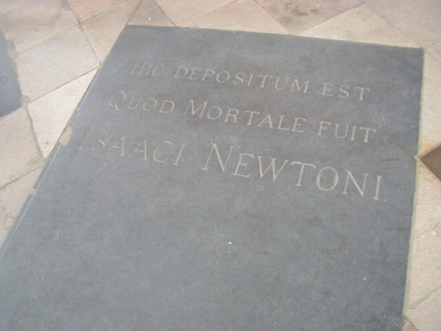 Исаак Ньютон, могила, ВА [Неизвестен]