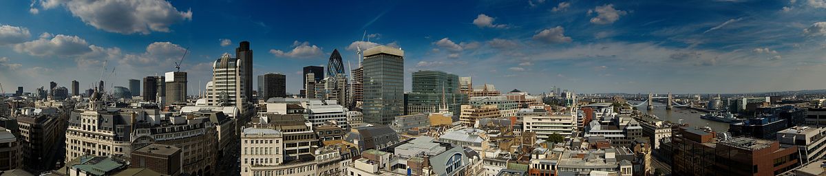 Панорама Лондона со Смотровой площадки [Неизвестен]