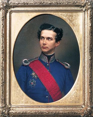 Портрет молодого Людвига II, 1864 [W.von Tauber]