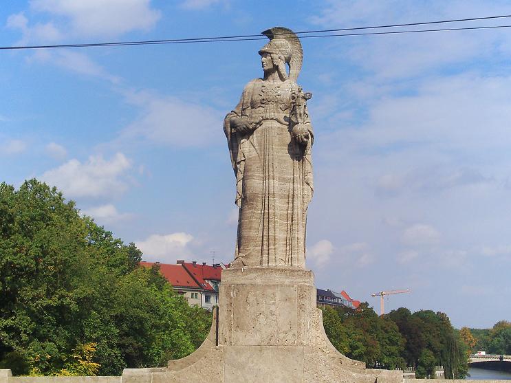 Статуя Баварии на мосту Максимилиана [Анатолий Новак]